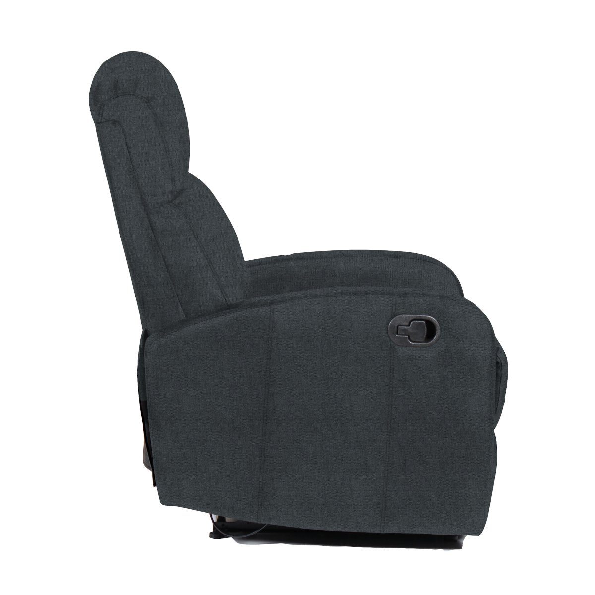 weich Sitzkomfort Relaxsessel hoher | ergonomisch geformt, LEX, Dunkelgrau SVITA Dunkelgrau gepolstert,