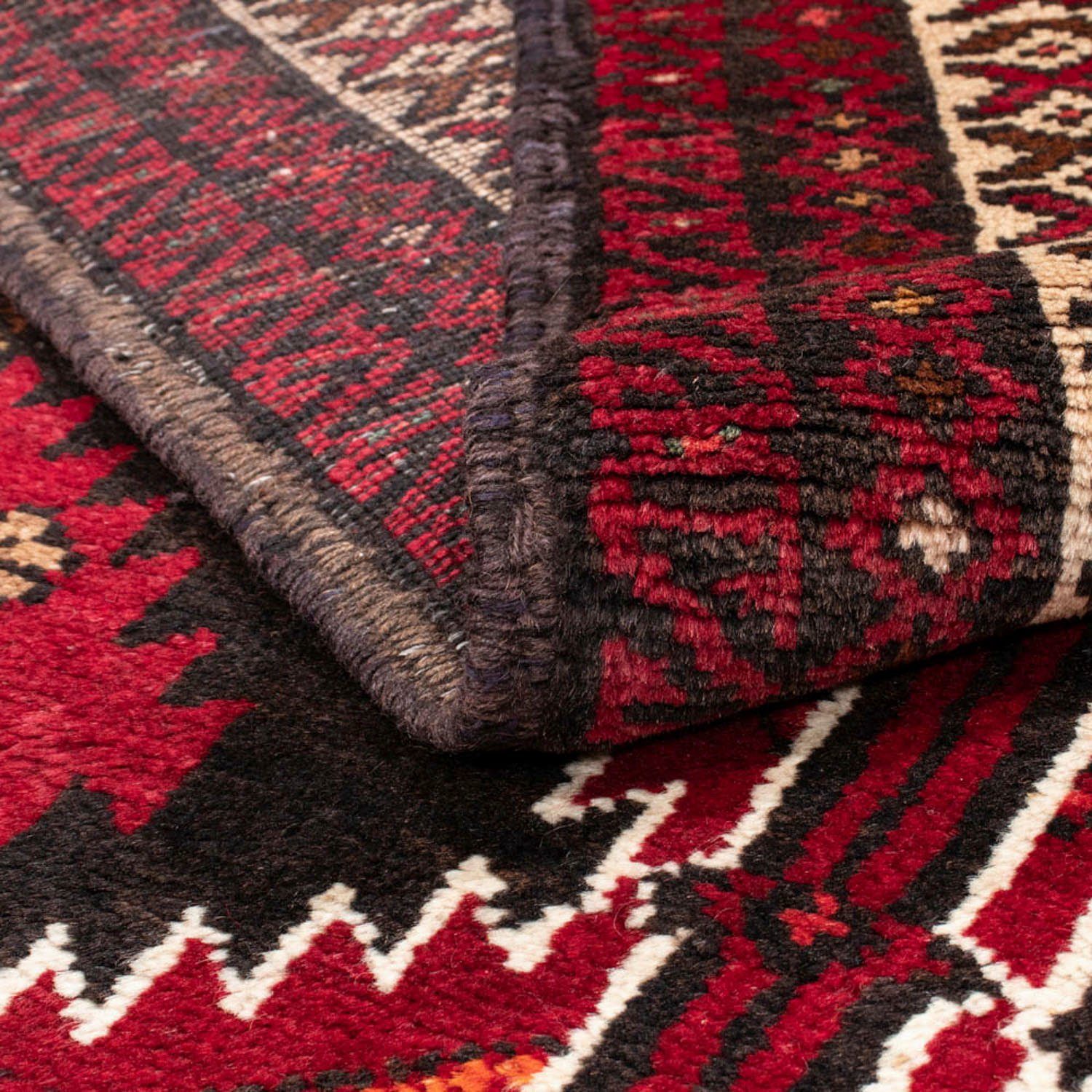 Wollteppich Belutsch Medaillon Rosso 178 cm, 8 Höhe: rechteckig, x Handgeknüpft 120 morgenland, mm