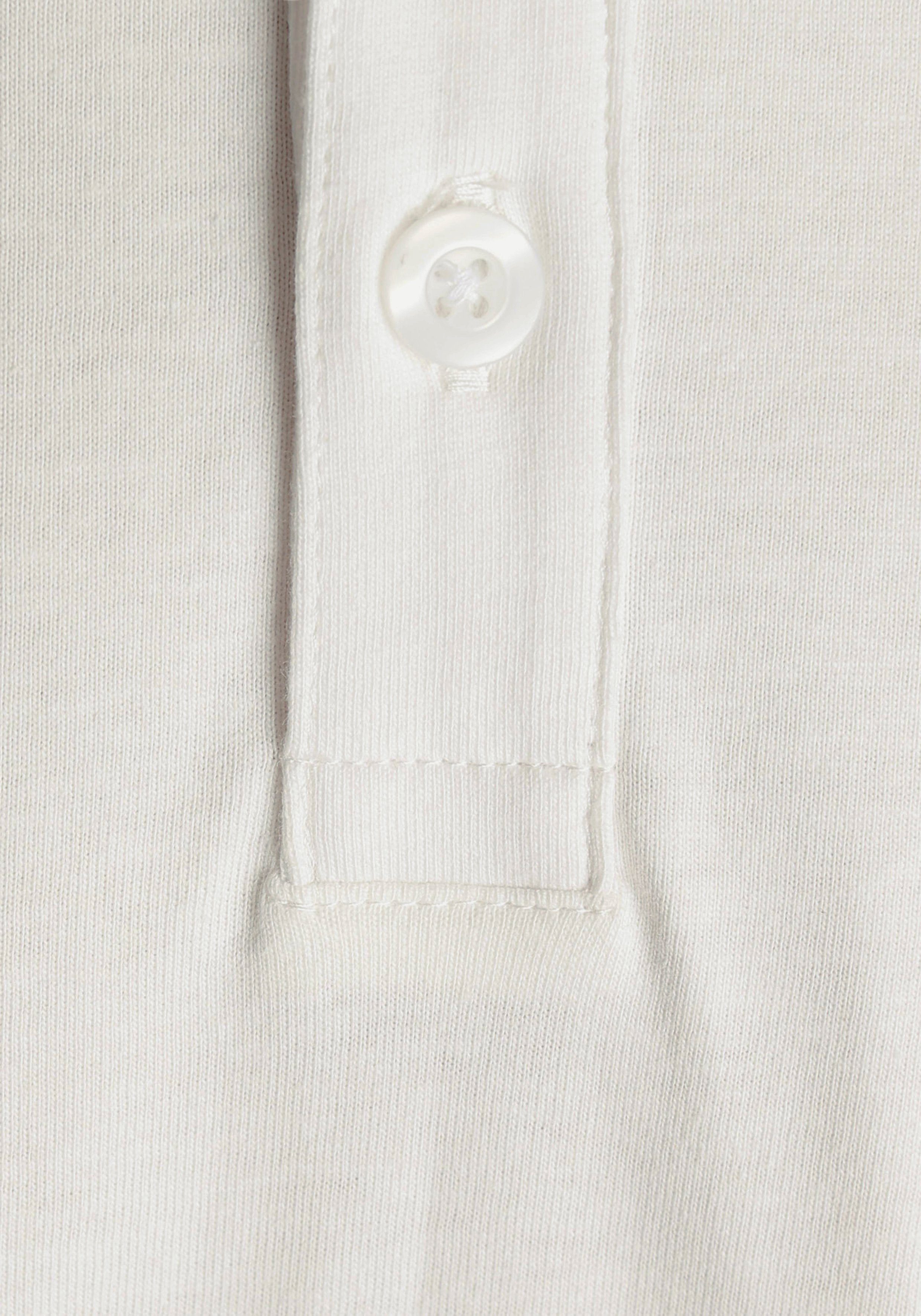 OTTO zertifizierter aus products Hergestellt Bio-Baumwolle Henleyshirt weiß