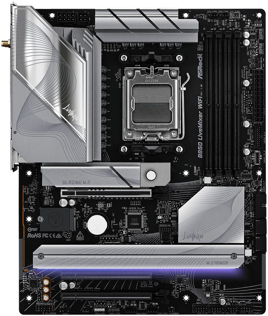Asrock B850 LiveMixer WiFi Mainboard