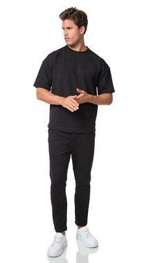 Denim House Trainingsanzug Herren Kombi Zweiteiler T-Shirt & Shorts in Oversize Fit