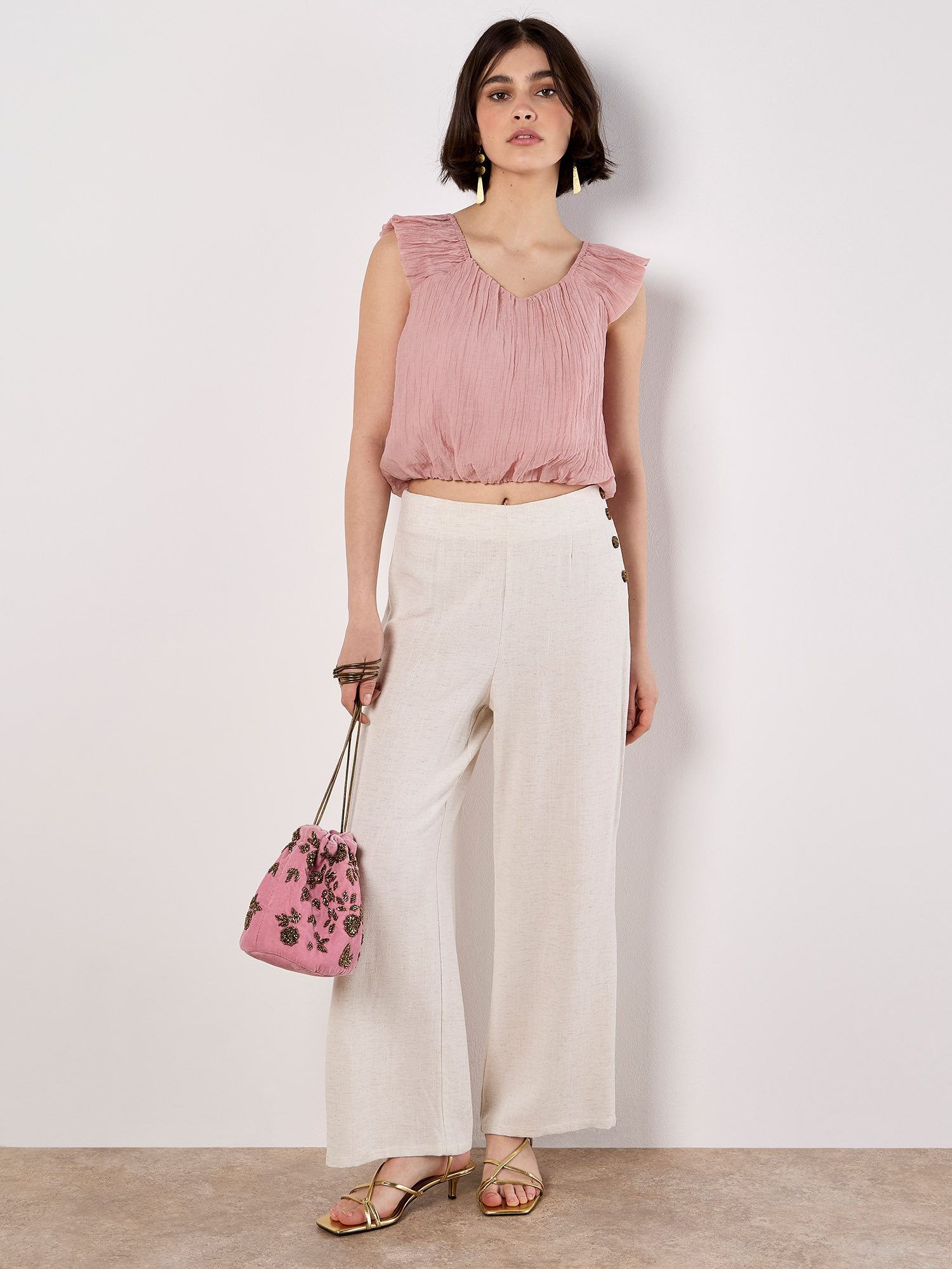 Apricot Crop-Top günstig online kaufen