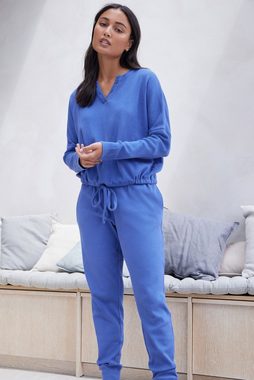 Next Pyjama Schlafanzug mit Waffelstruktur aus Baumwollmix (2 tlg)