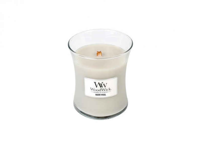 Woodwick Duftkerze »WoodWick Warm Wool Duftkerze 275 g« (Eine Kerze im Glas)