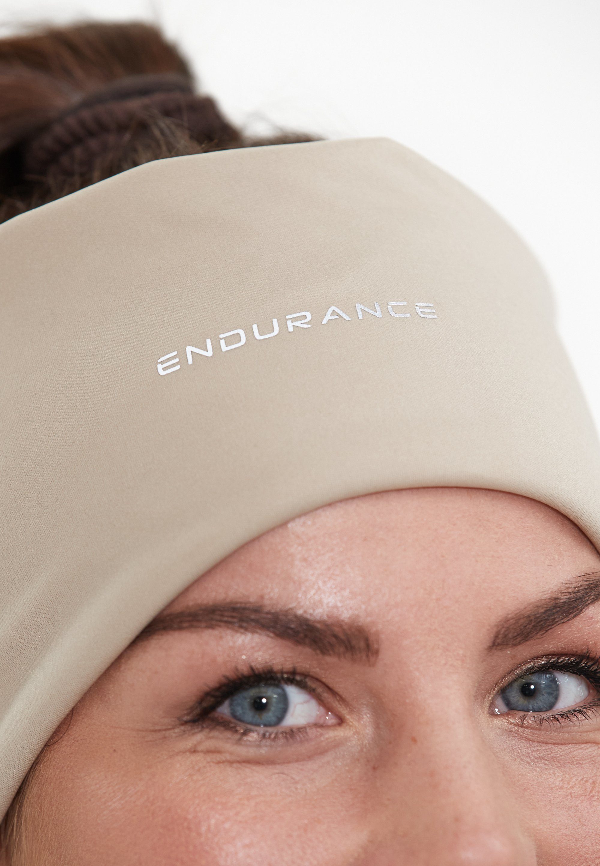 ENDURANCE im Corbia (1-St) sportlichen Design taupe Stirnband