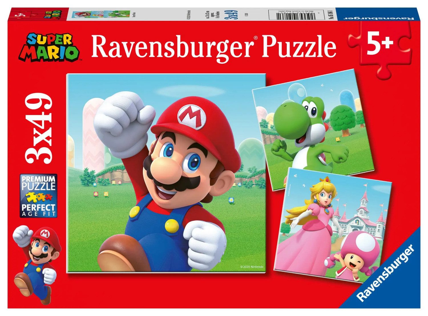 Ravensburger Puzzle Ravensburger Kinderpuzzle 05186 - Super Mario - 3x49 Te günstig online kaufen