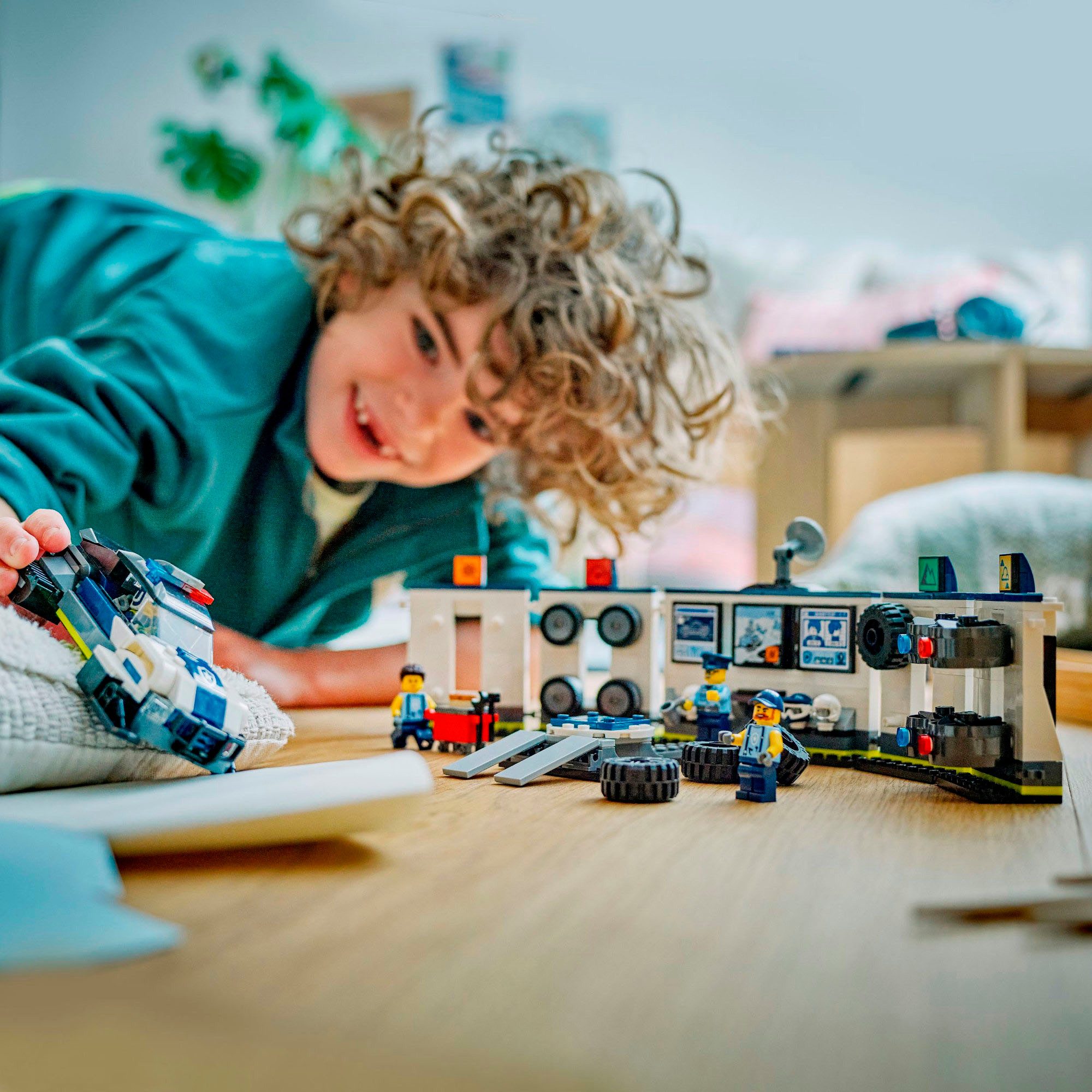 LEGO® Polizeiwerkstatt (60457), LEGO City Konstruktionsspielsteine, (489 St günstig online kaufen