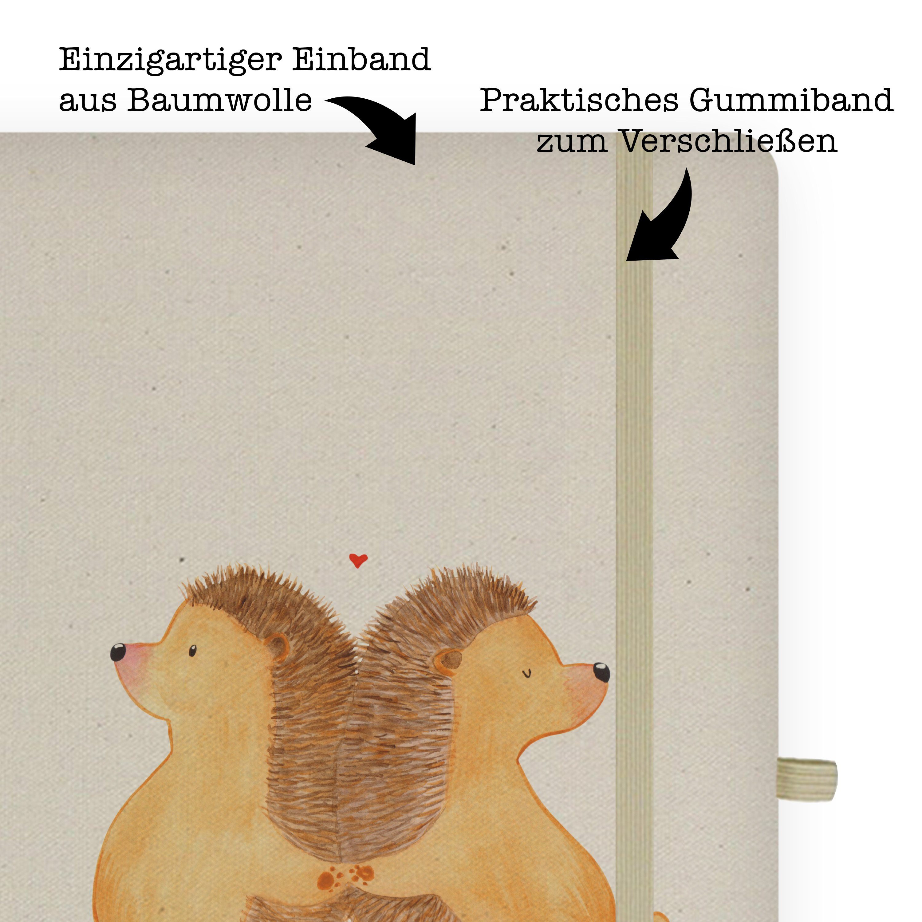 Notizbuch - - Mrs. Hocheitstag, Geschenk, S Panda Kladde, Transparent & händchenhaltend Igel Mr.