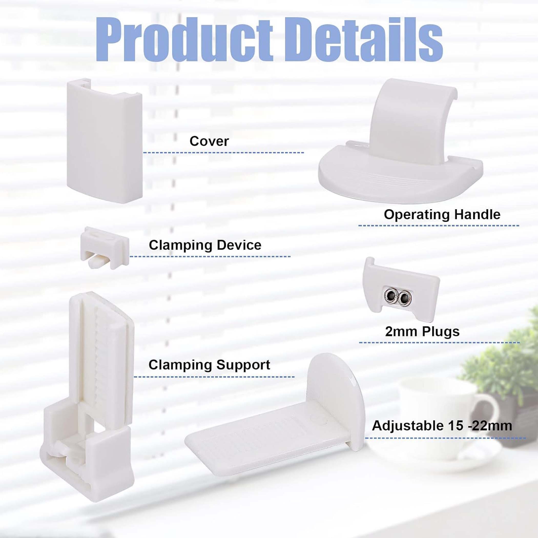 Coonoor Sichtschutzzüge Montagezubehör-Set Klemmträger Plissee, Ohne Bohren günstig online kaufen