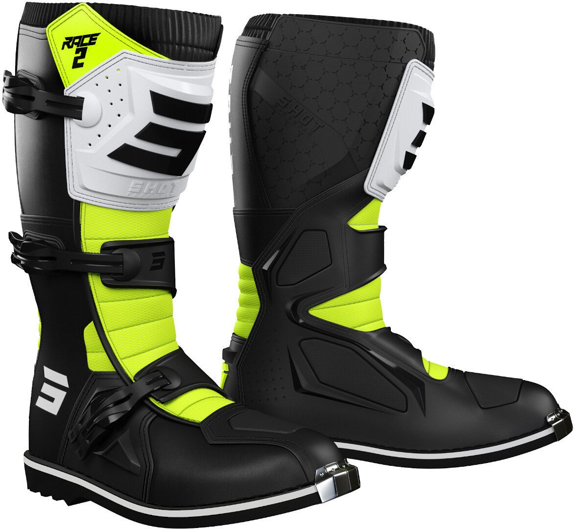 Shot Race 2 Kinder Motocross Stiefel Motorradstiefel Atmungsaktiv