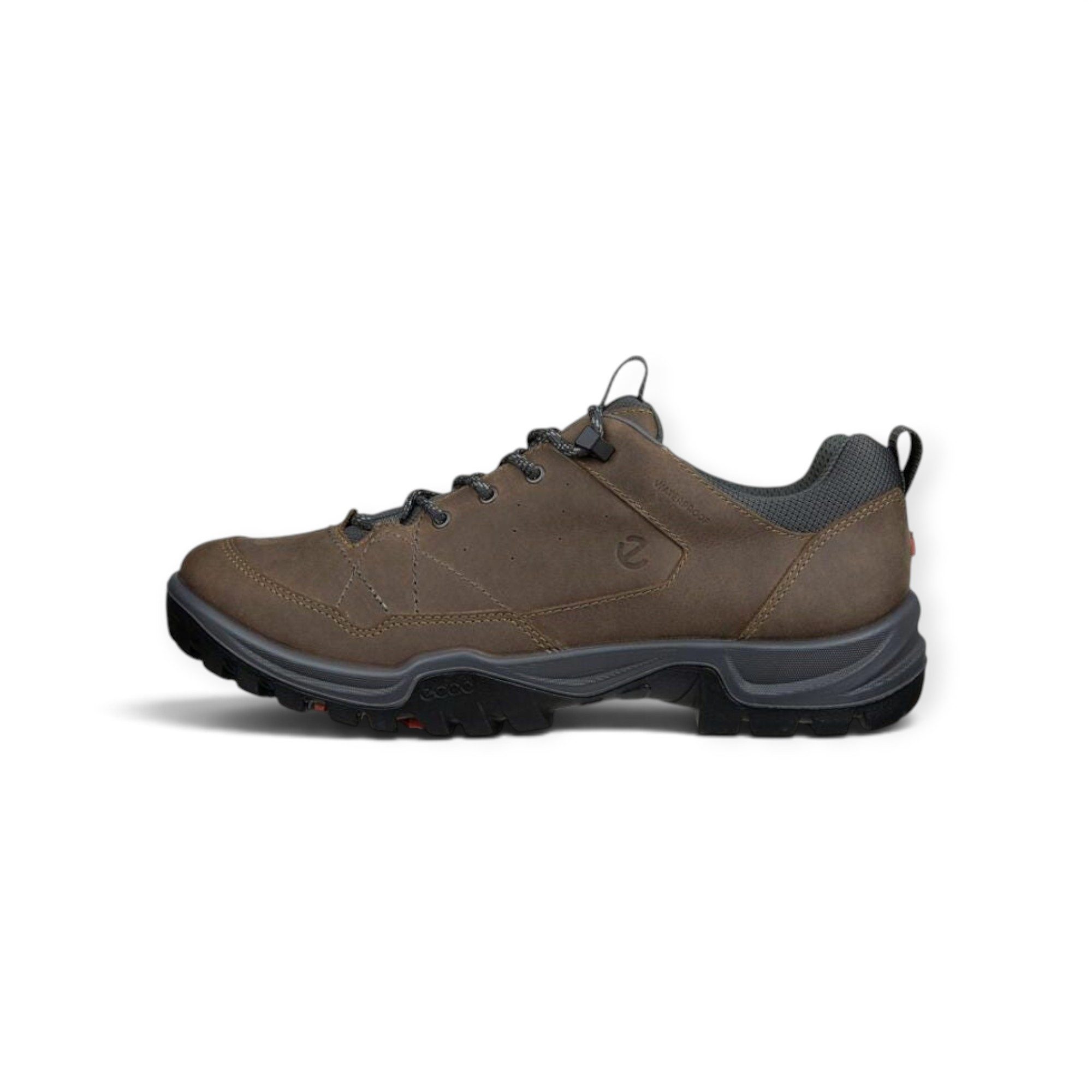 Ecco Wanderschuhe Receptor Trekk (Nubukleder, wasserdicht) braun Herren Sneaker