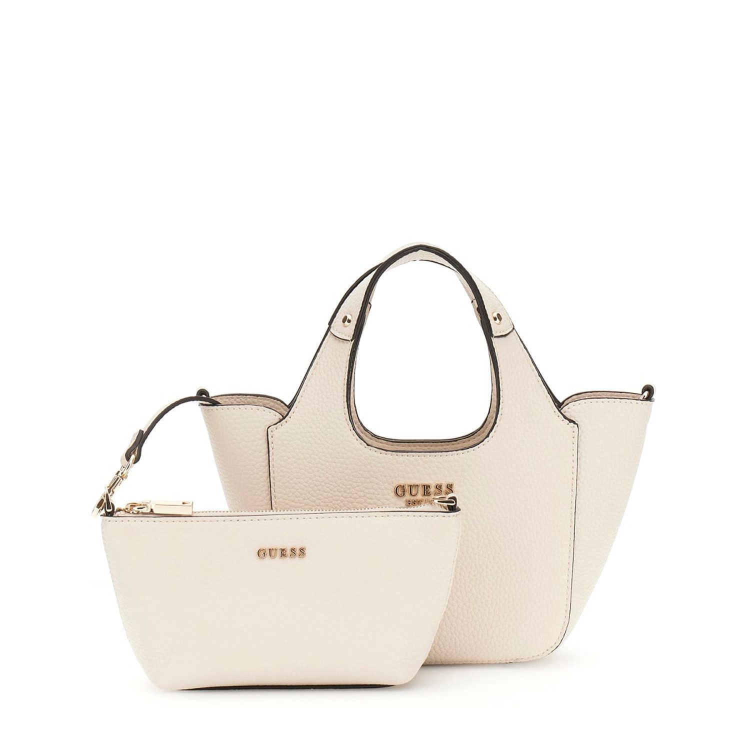 Guess Umhängetasche GUESS Handtasche Calista Bone (1, 1-tlg., 1) günstig online kaufen