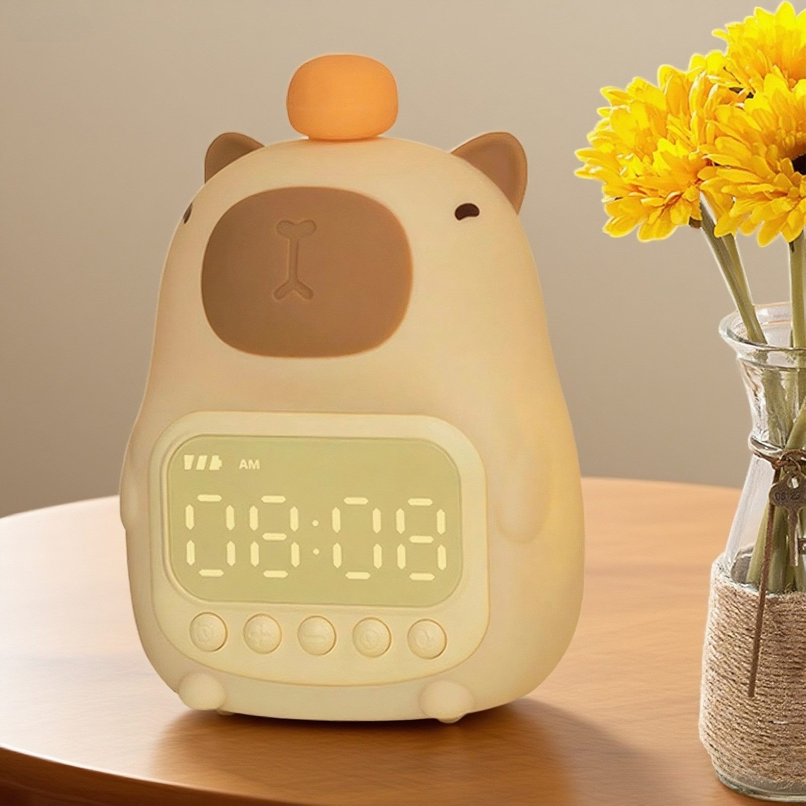 REDOM Kinderwecker Nachtlicht Wecker wiederaufladbar niedlicher Wecker LED günstig online kaufen