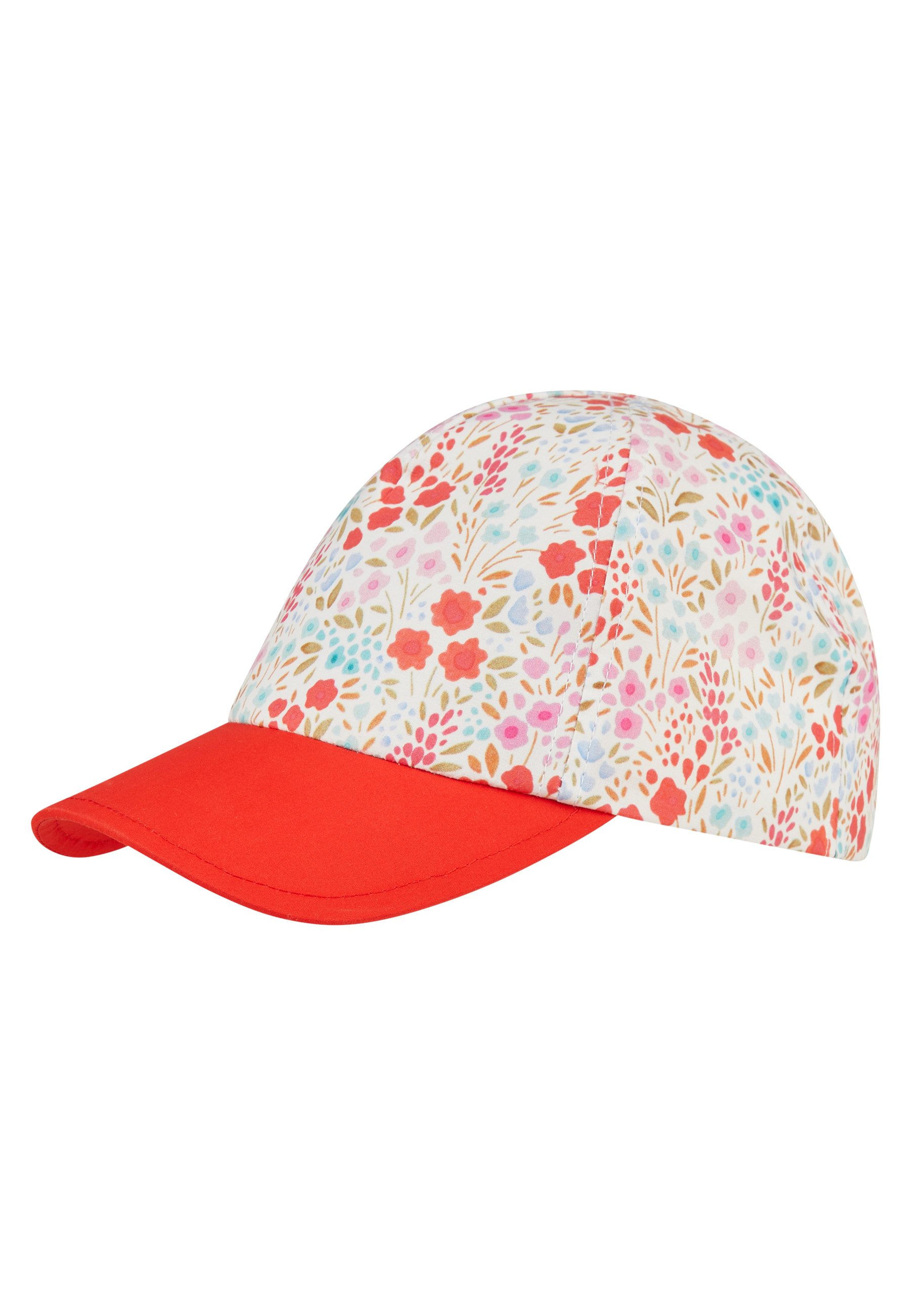 Sterntaler® Baseball Cap Basecap geblümt (1-St) Baumwoll-Basecap mit Blumenprint, Metallschließe zur Größenregulierung