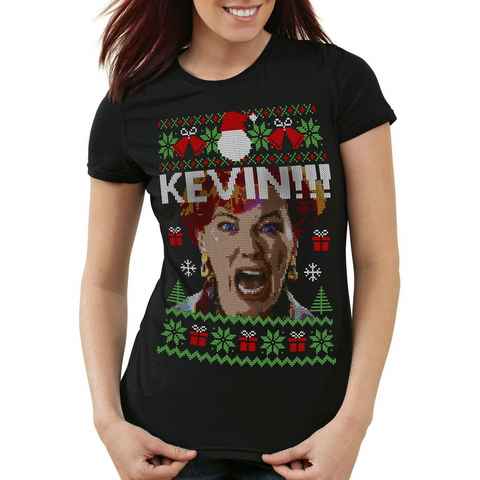 style3 Print-Shirt Allein zu Haus Kevin Weihnachten Weihnachts Pullover ugly sweater