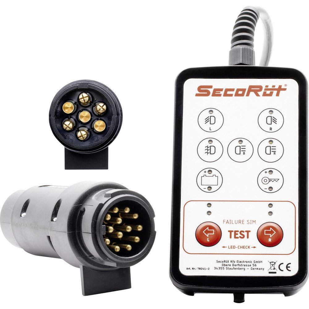 SecoRüt Anhänger SecoRüt 70241.2 Zugwagentester 12 V Pole:7 & 13