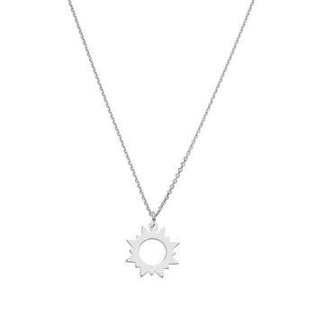 SCHOSCHON Kette mit Anhänger Halskette SONNE Anhänger 925 Silber