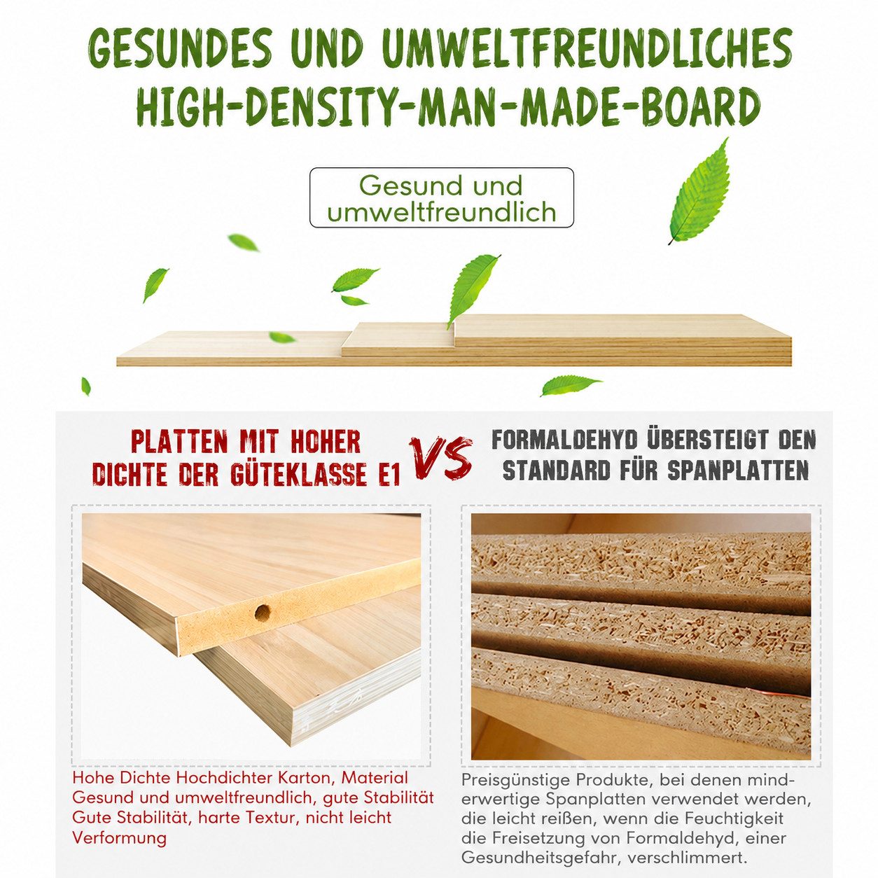 GLIESE POWER Wandregal 3-stufig – 57,8x22,5 cm, Stahl, stabil & stilvoll für Wohnzimmer, 17-tlg., Platzsparend, 5 kg Tragkraft, Massivholz & Metall – vielseitig – Bild 3 von 5