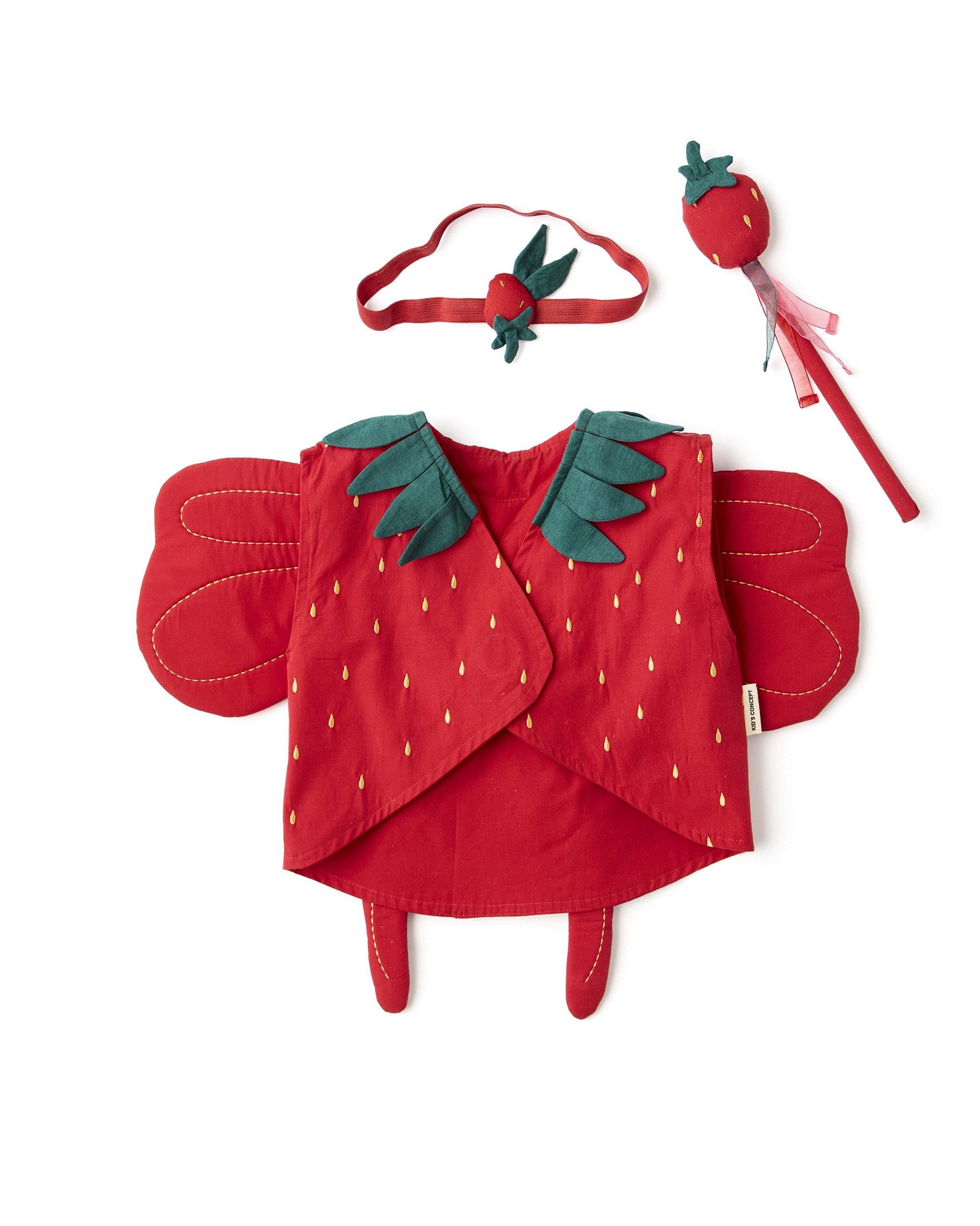 Kostüm Kids Concept Kinder-Kostüm Erdbeere 3 - 5 Jahre - 52x1x40cm