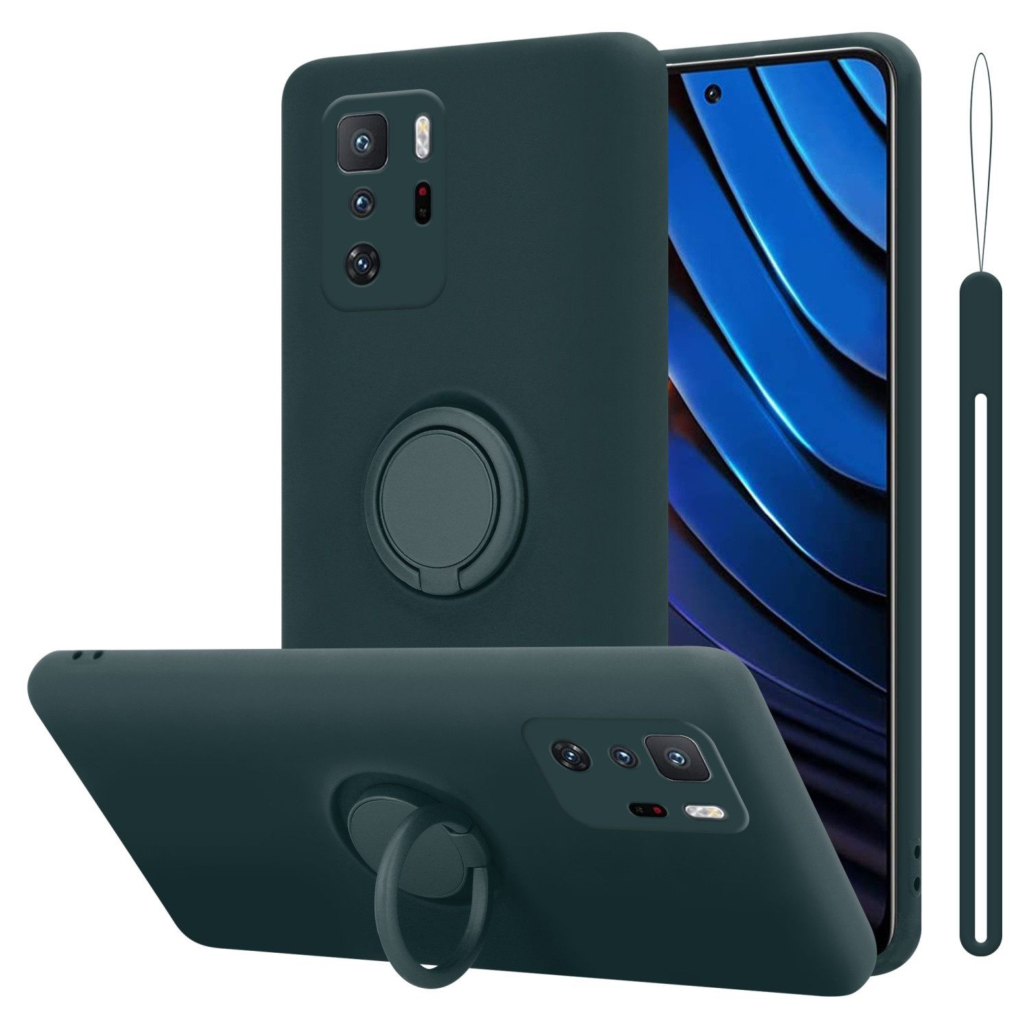 Cadorabo Handyhülle für Xiaomi POCO X3 GT Hülle Xiaomi POCO X3 GT, Robustes Hard Case - Handy Schutzhülle - Hülle - Back Cover Bumper