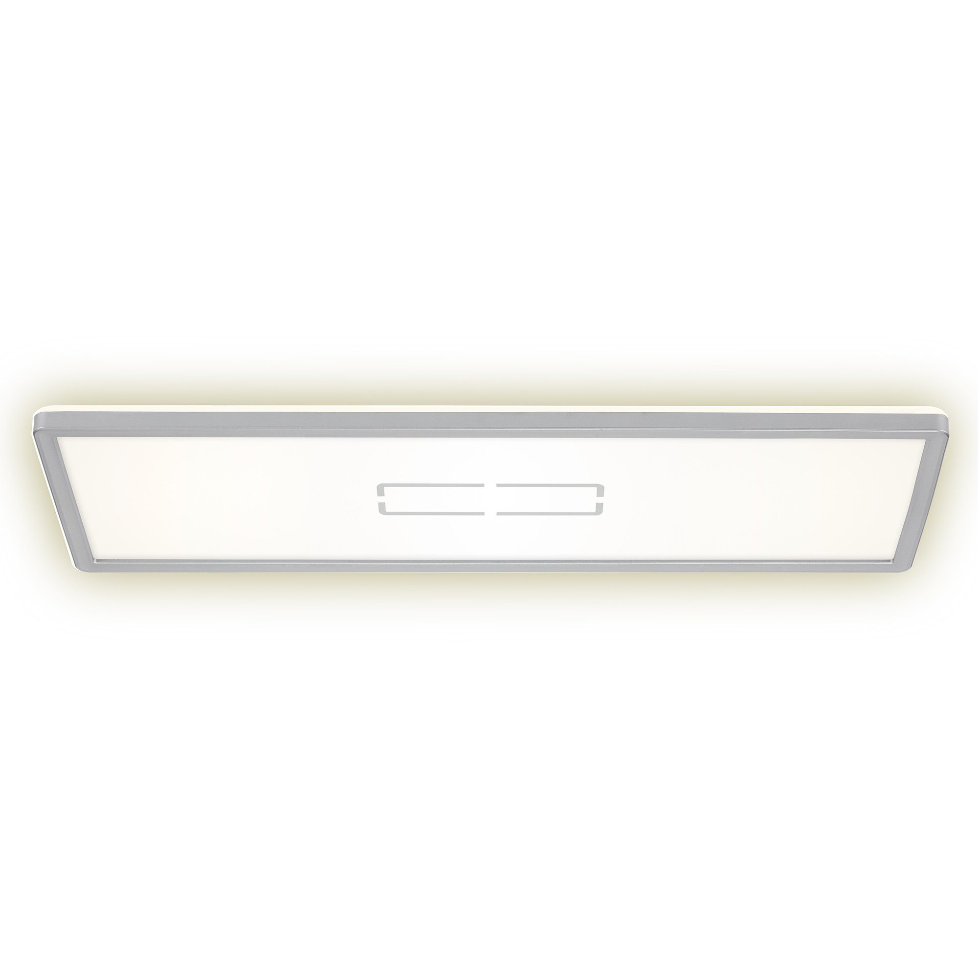 Briloner Leuchten LED Panel 3394-014, LED fest verbaut, Warmweiß, weiß-silber, LED