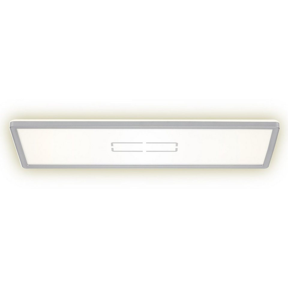 Briloner Leuchten LED Panel 3394-014, LED fest verbaut, Warmweiß,  weiß-silber, LED