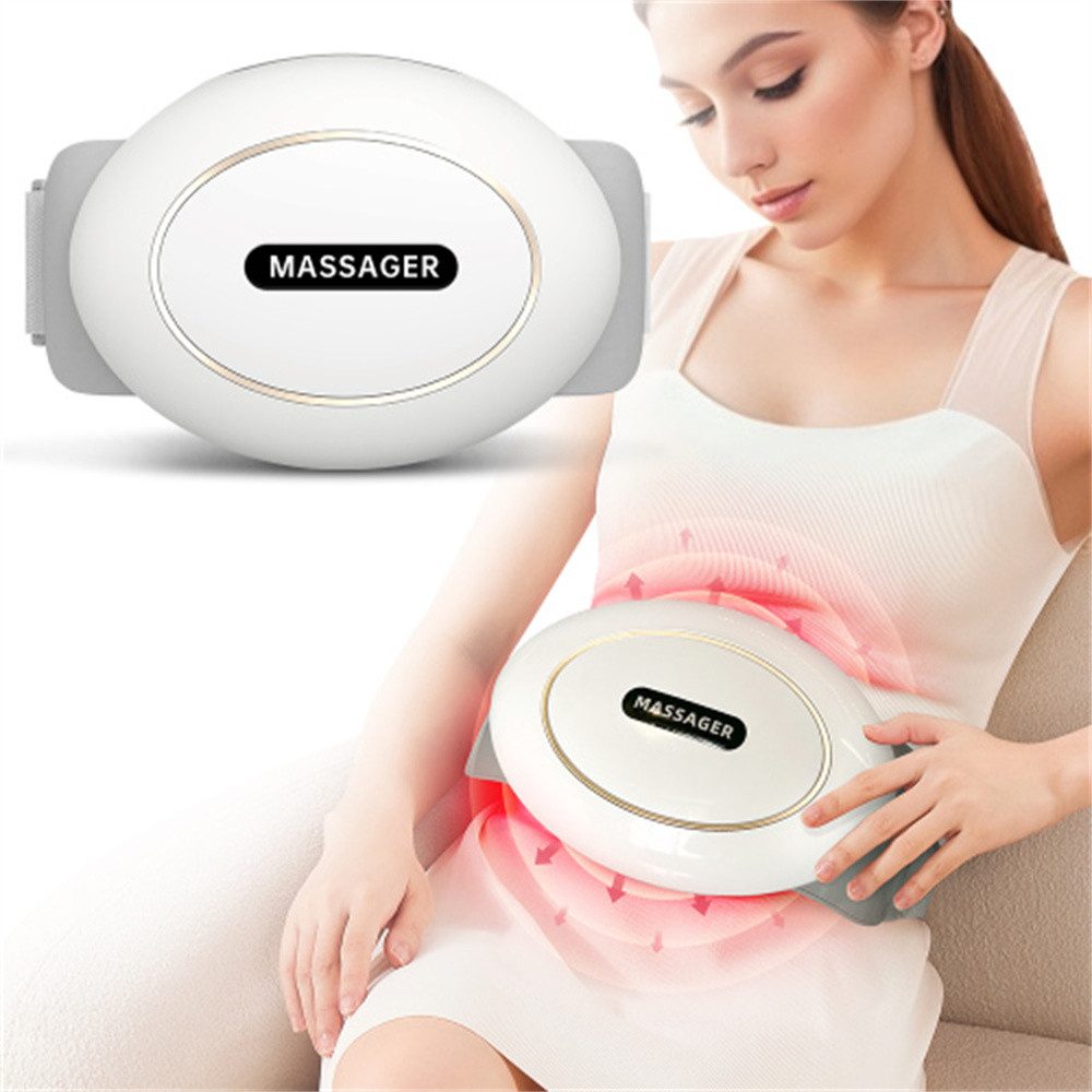 BBWL Massagegerät mit Wärmefunktion USB tragbar 3 Modi, Rotlicht Massage 10 Min Timer, Dual Intensität ABS kompakt