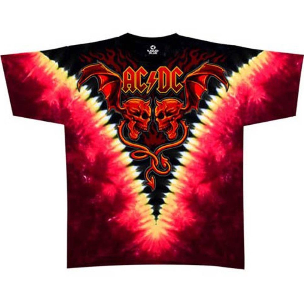 Liquid Blue T-Shirt AC/DC - Evil Wings mit lizensiertem Print