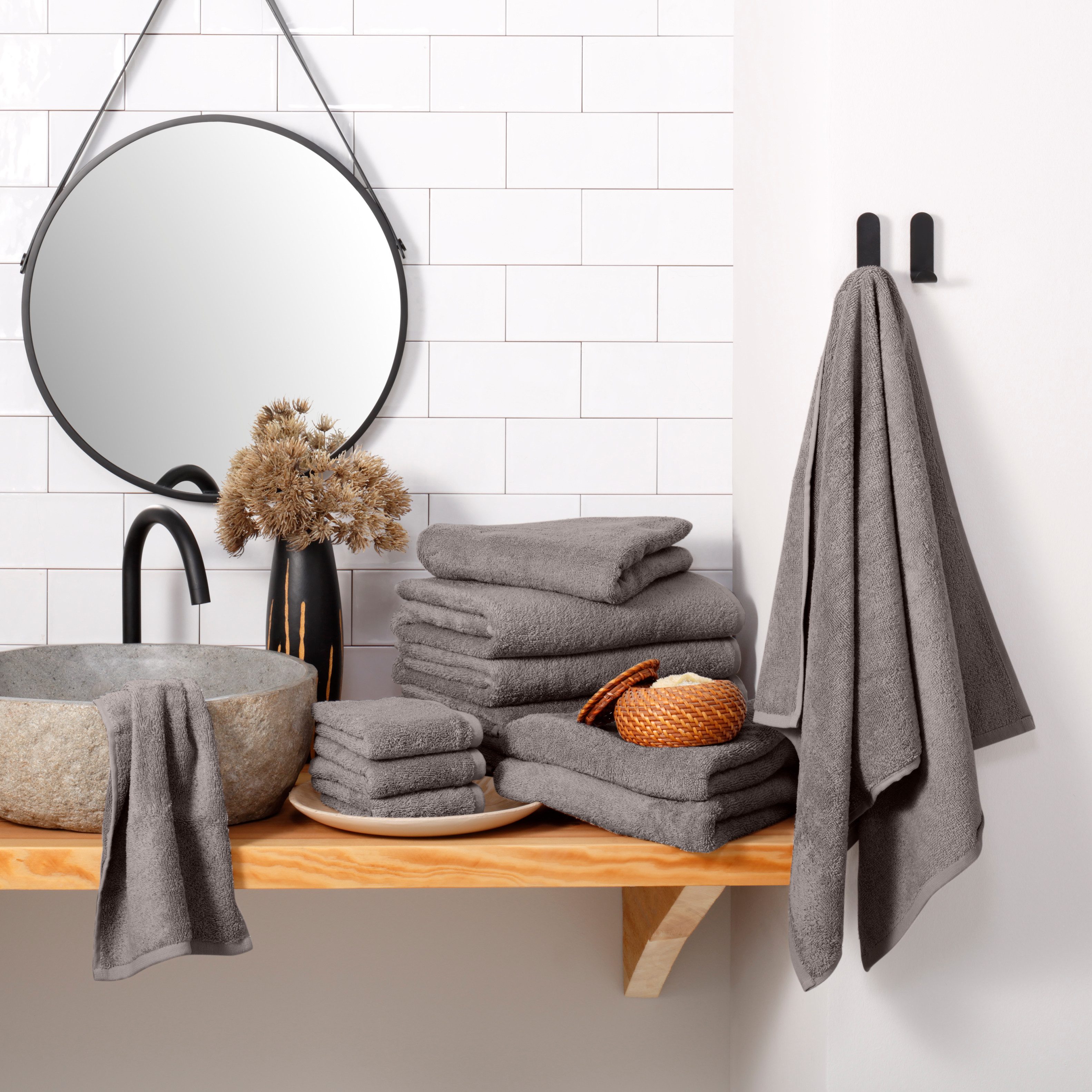my home Handtuch Set Merida, Duschtücher, günstig online kaufen