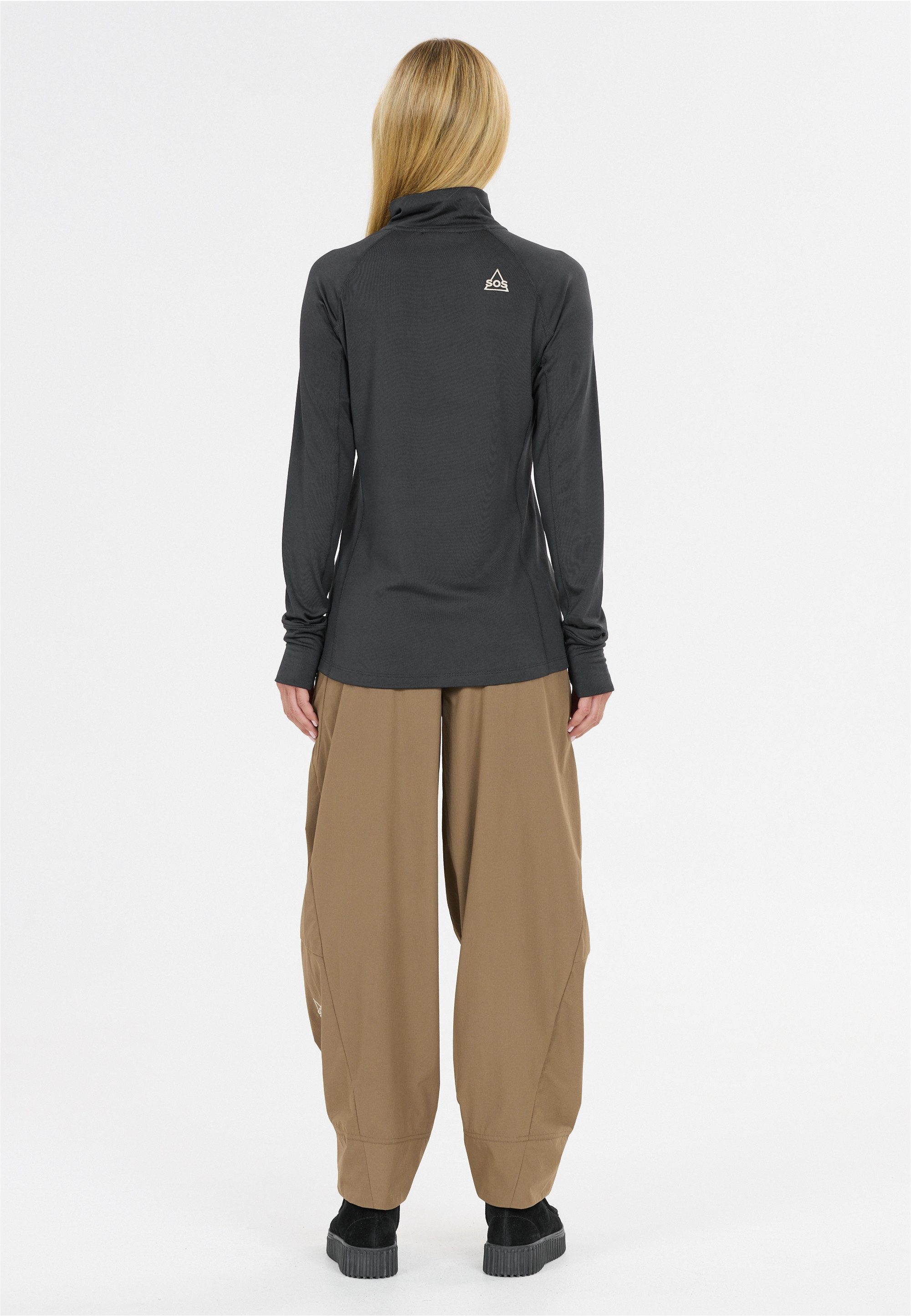 SOS Fleeceshirt Jasna mit praktischem Half-Zip