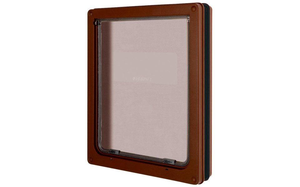 Kerbl Haustierklappe Dog Mate® 2-Wege Для собакtüre XL 366 x 441 mm braun 80885