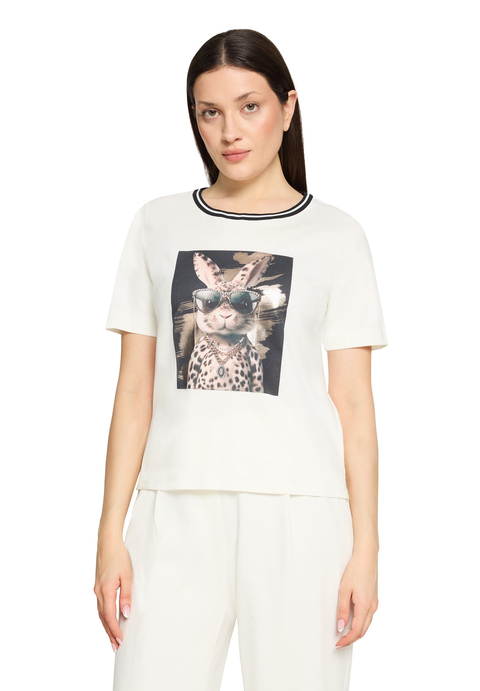 Kurzarmshirt Damen mit Aufdruck