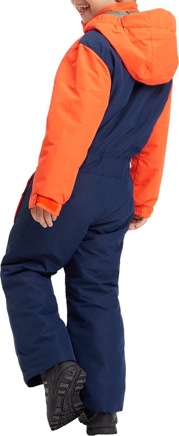 McKINLEY Schneeoverall KK.-Overall Corey II kds 908 NAVY DARK/RED/OLIVE