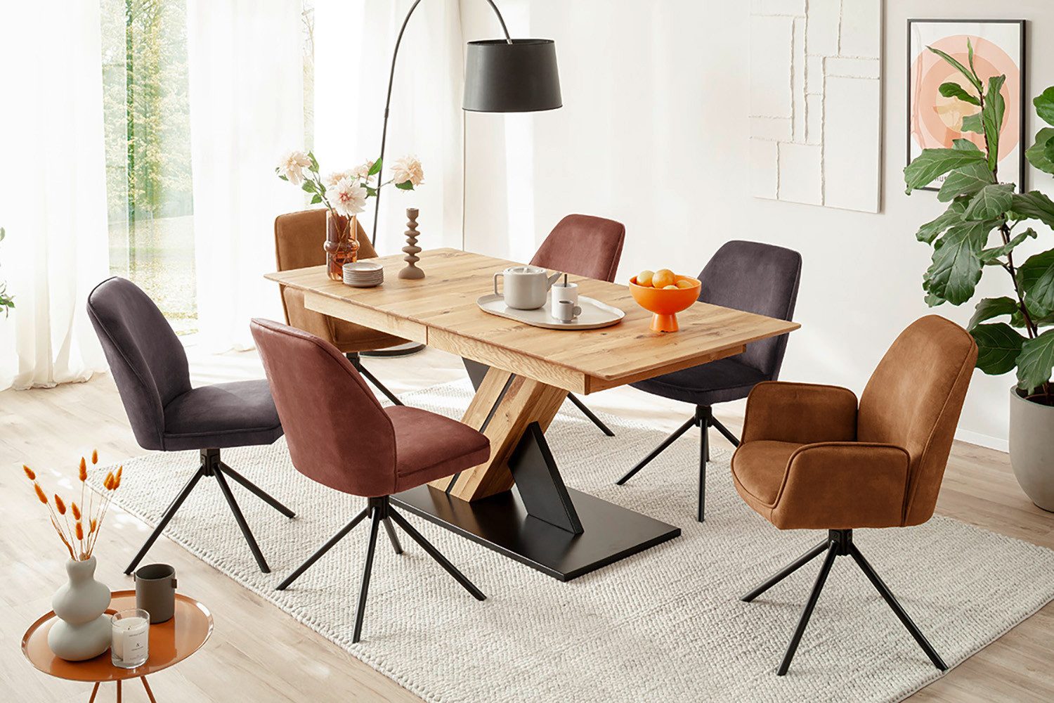 MCA furniture Esstisch Morena Säulentisch Komfort günstig online kaufen