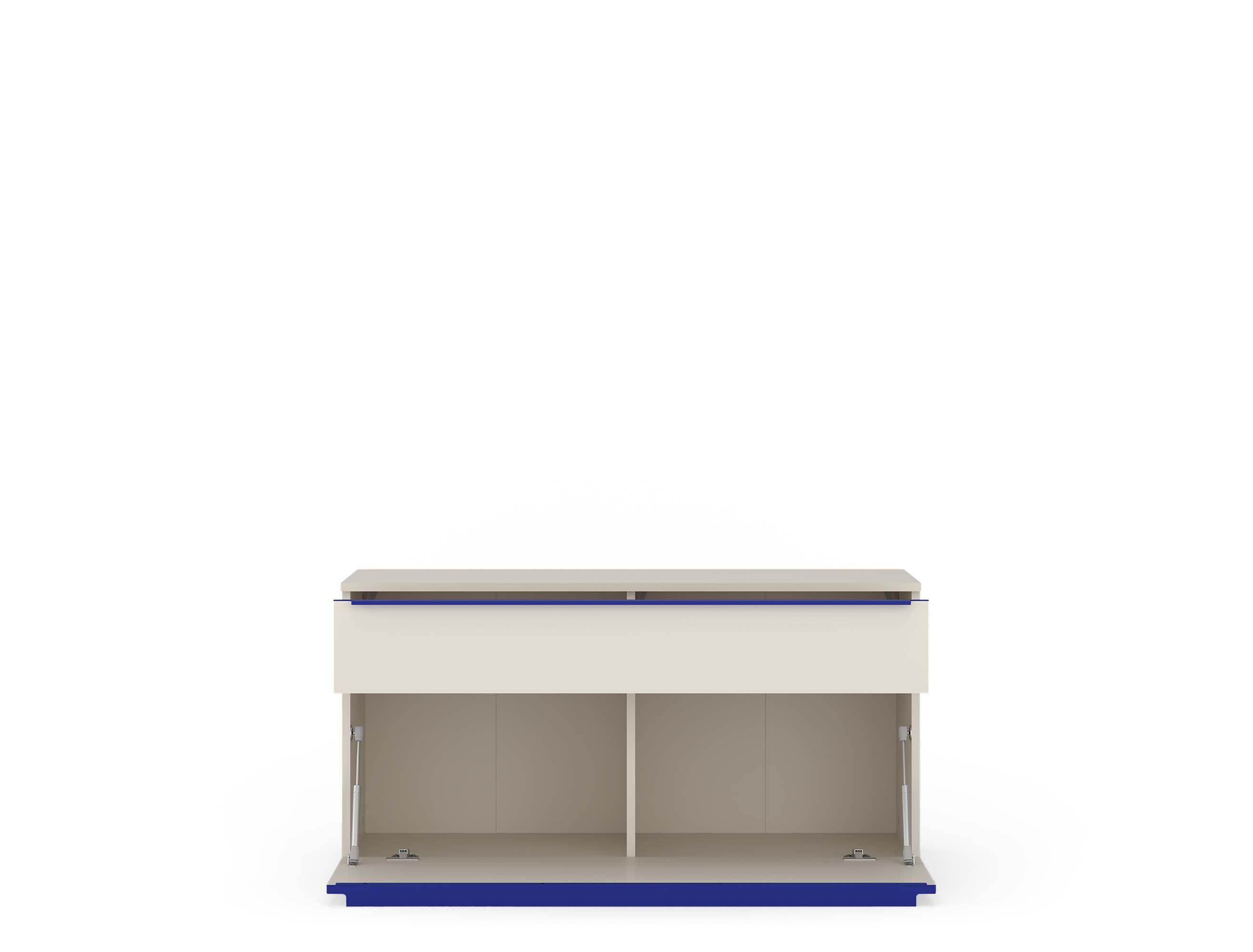 TOM TAILOR HOME Sideboard COLOR PUZZLE Low cabinet 03 - 1S 1K, farbige Griffe u. Füße, Breite 1100 mm – Stauraum mit besonderen Farbkick