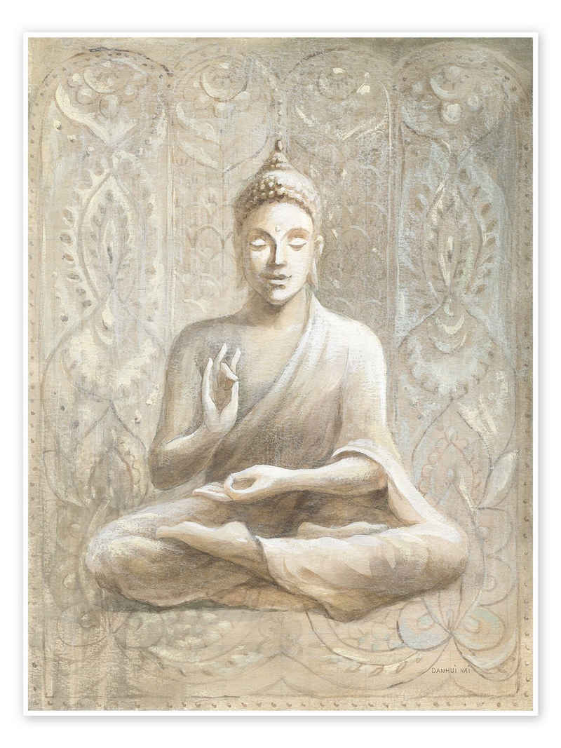 Posterlounge Poster Danhui Nai, Friedvoller Buddha, Malerei