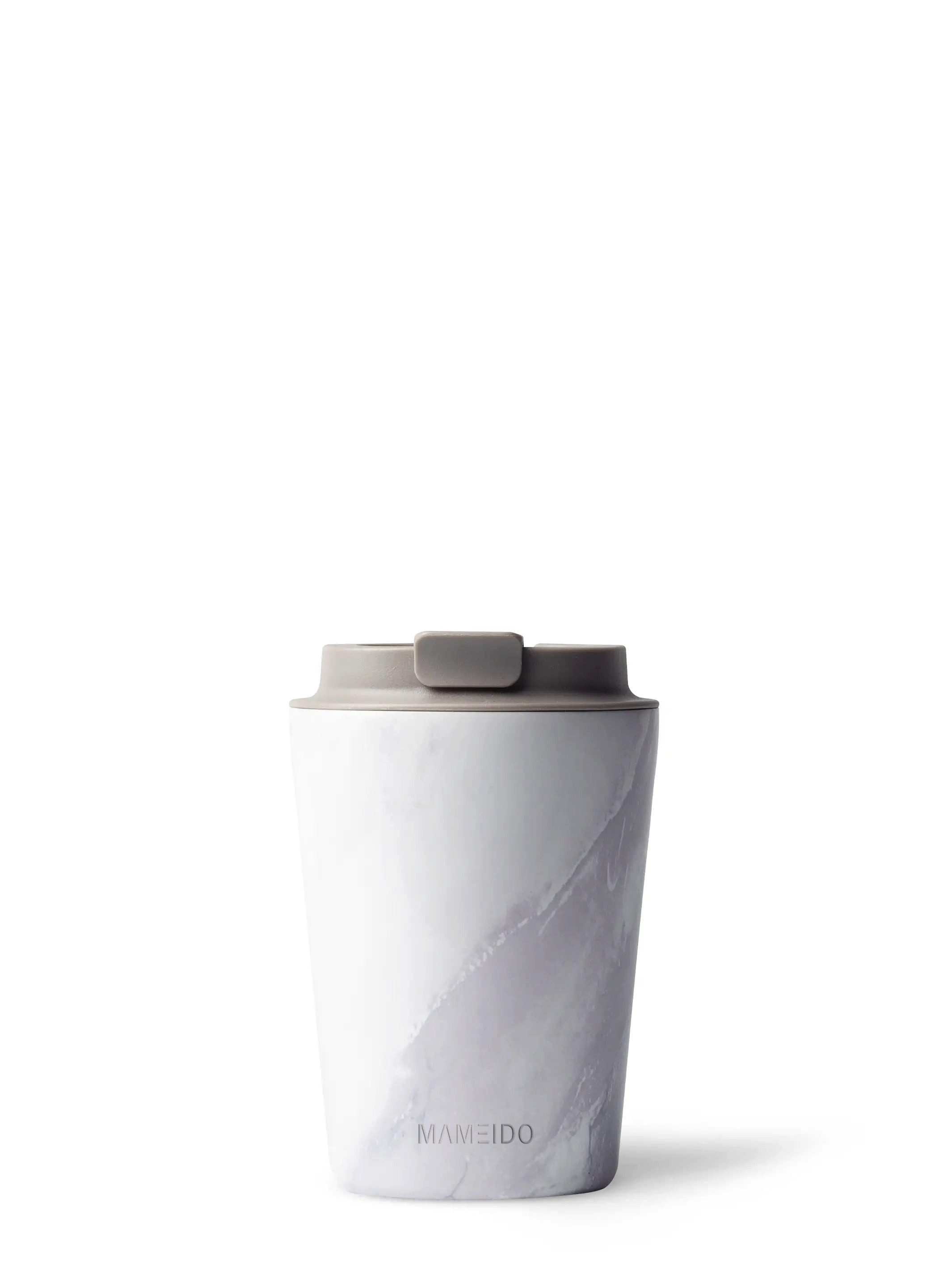 MAMEIDO Термокружка, Edelstahl, Kunststoff, Silikon, doppelwandig isoliert, auslaufsicher in 350ml, 470ml, 700ml & 1200ml