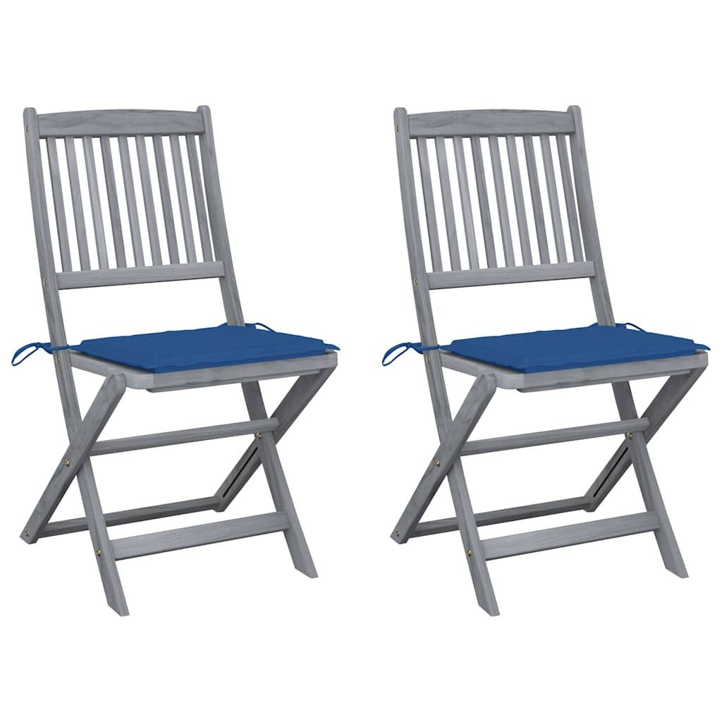 vidaXL Gartenstuhl Klappbare Gartenstühle 2 Stk. günstig online kaufen