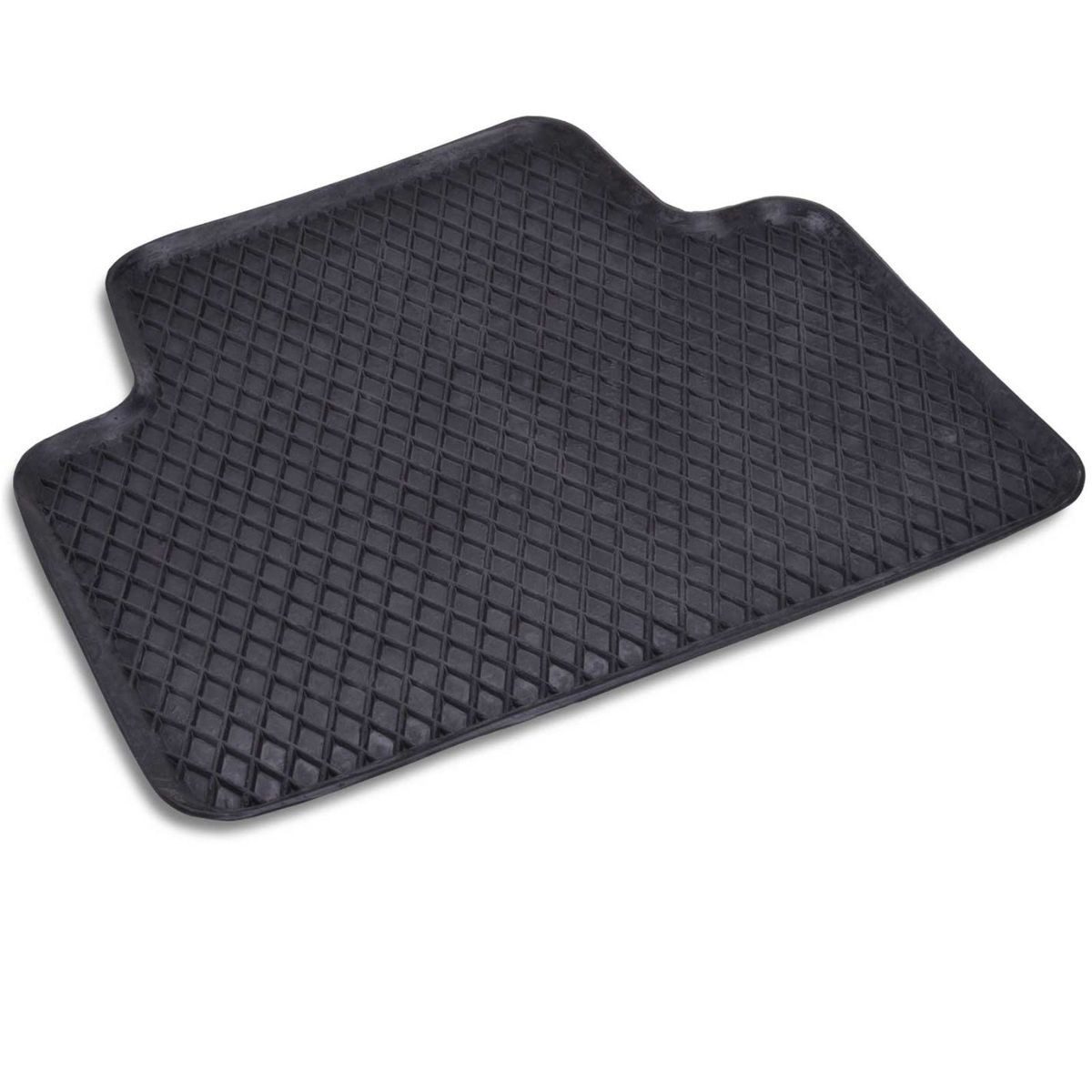 Filmer Auto-Fußmatte Fußmatte Auto hinten 46x39 cm Automatte hinten schwarz Rücksitz Schale (1 St), universell nutzbar