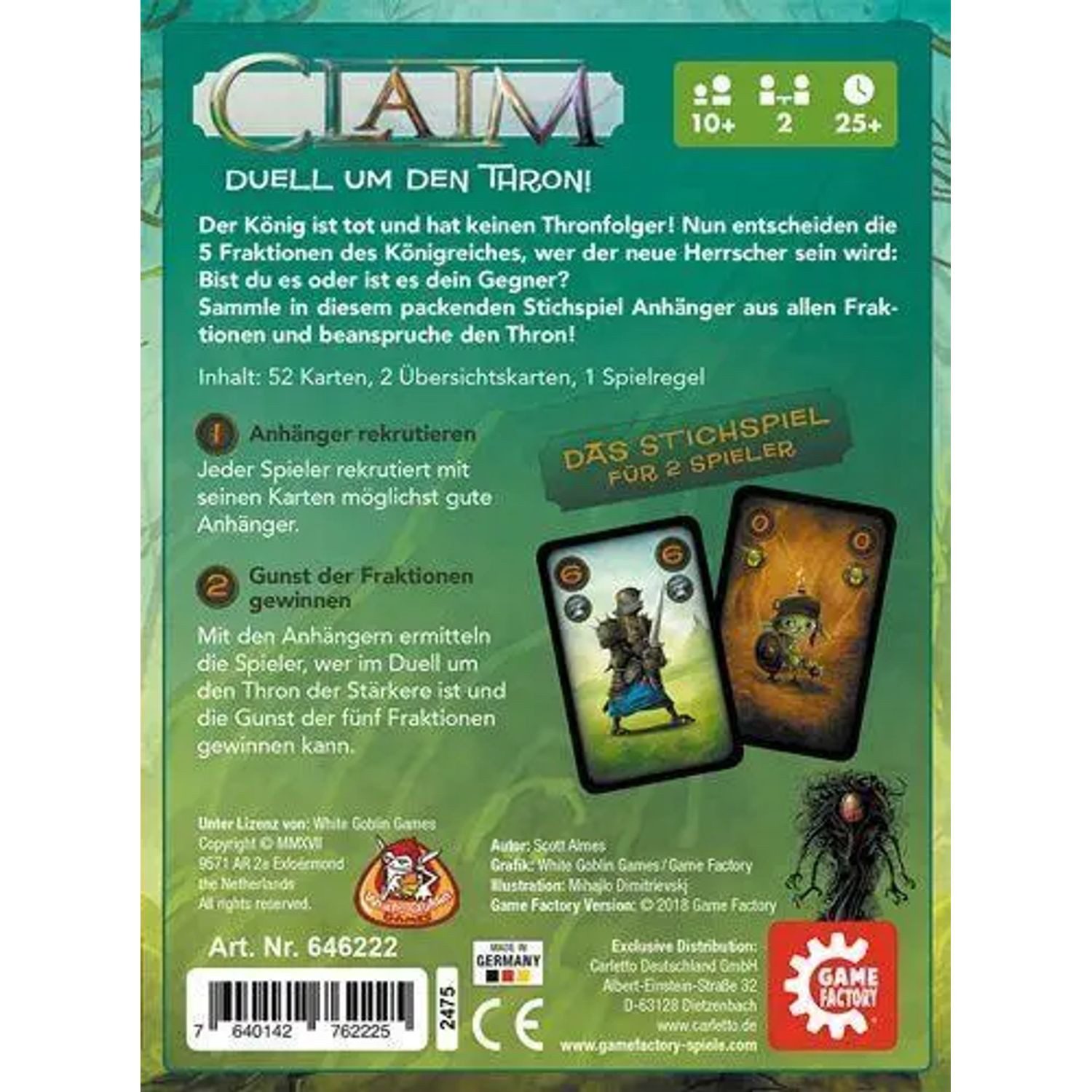 BrainBox Spiel Claim