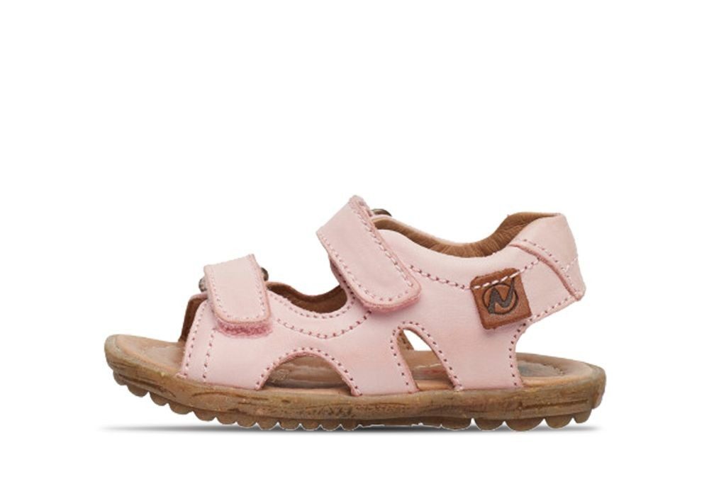 Sandales Naturino Pour Fille En Cuir - Semelle Antidérapante Et Fermeture Velcro - Confortables Et Stylées