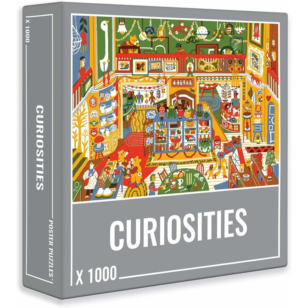 CLOUDBERRIES Puzzle Puzzle Kuriositäten 1000 Teile, Puzzleteile