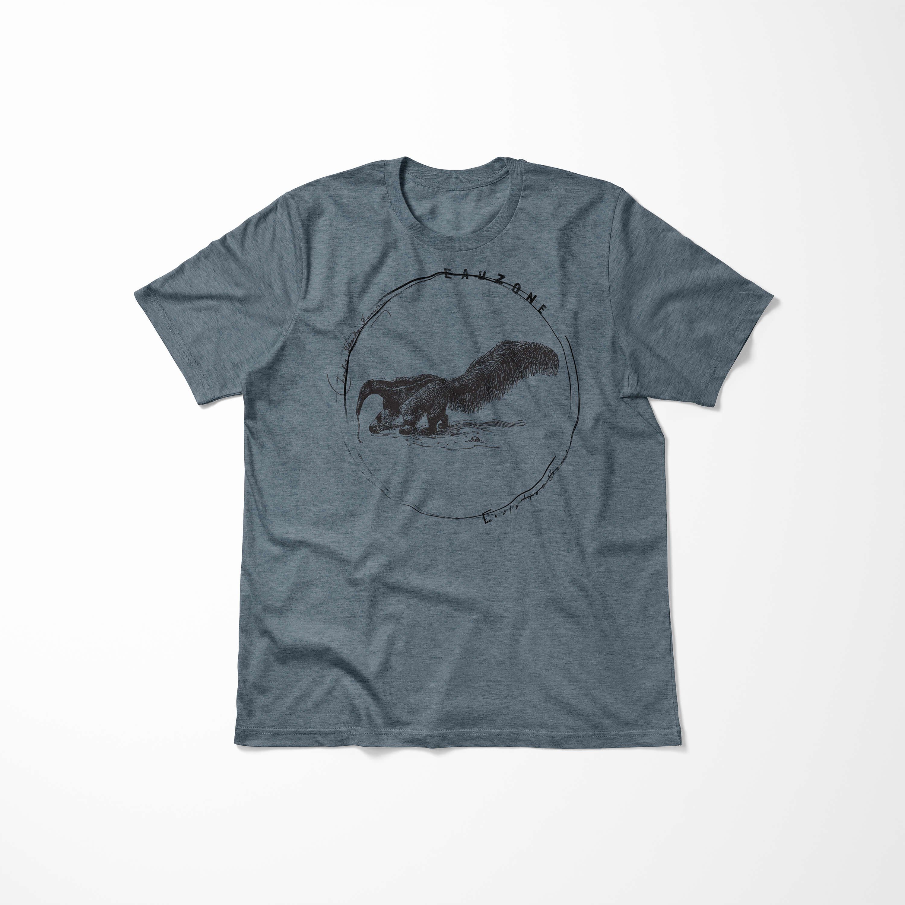 Indigo Evolution T-Shirt Herren Sinus Ameisenfresser Art T-Shirt