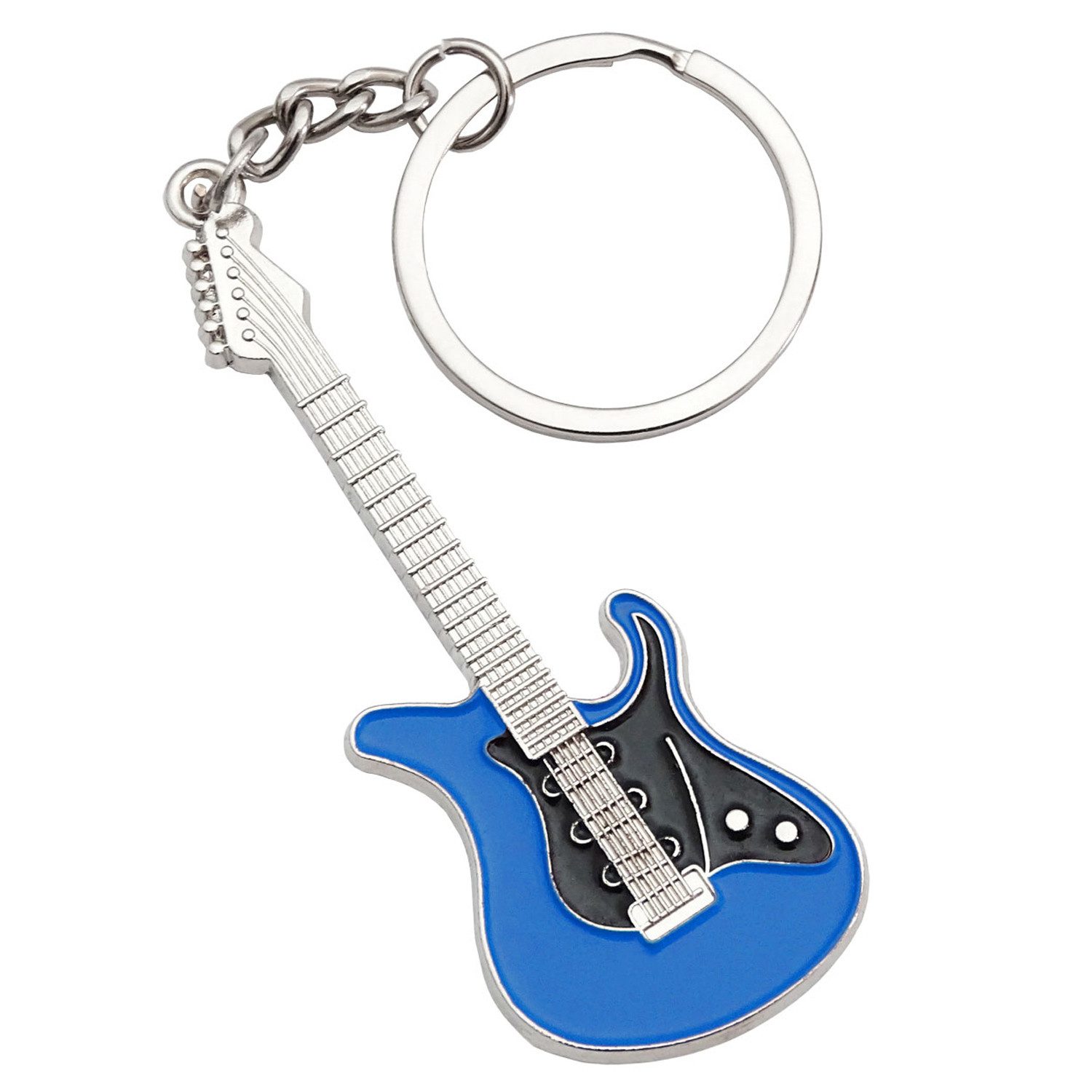 E-Gitarre keepdrum Schlüsselanhänger E-Gitarre in Blau