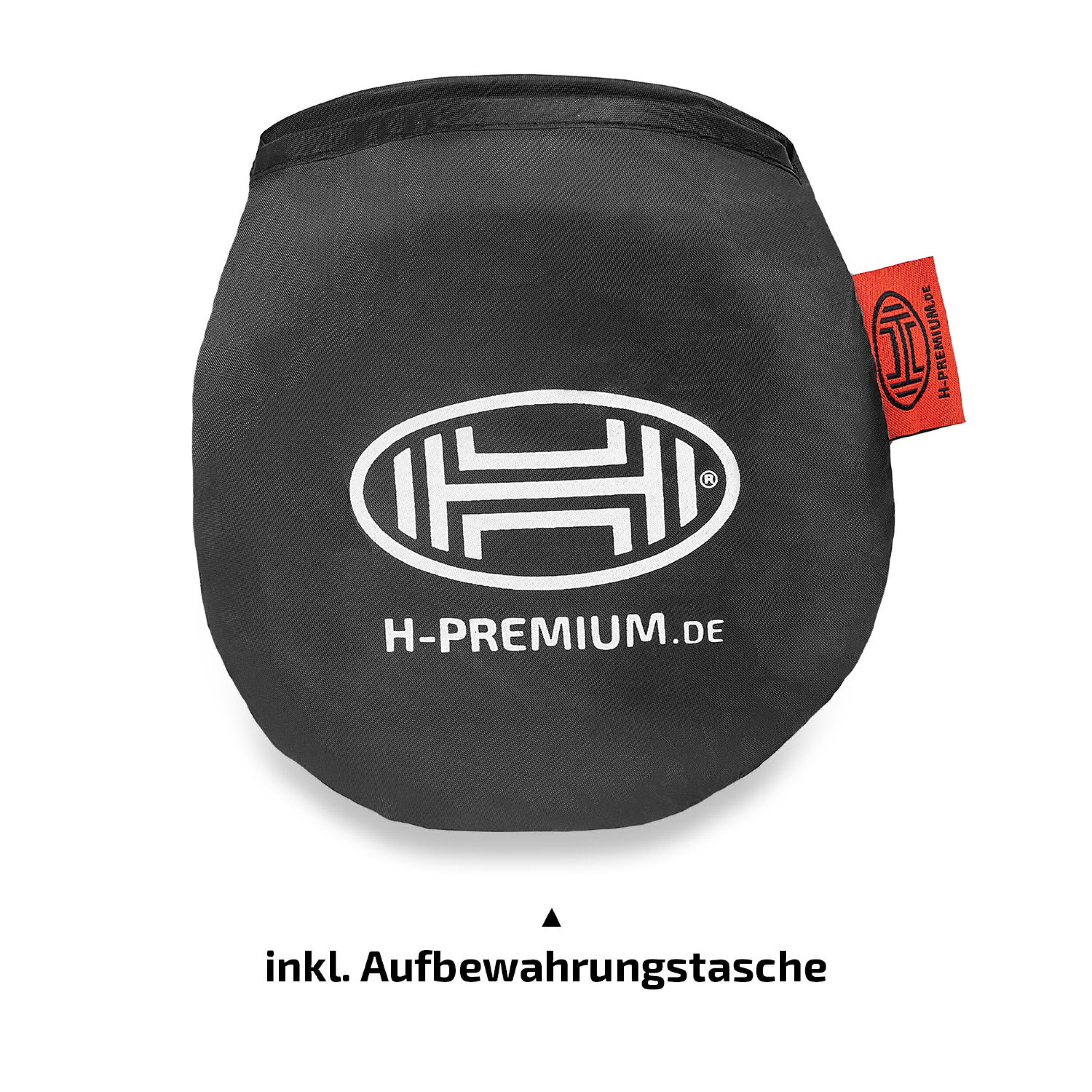 HEYNER Autosonnenschutz Auto-Sonnenschutz 44x36cm 2er Set Saugnäpfe Autofenster UV Schutz, (Set, 2-St) – Bild 4 von 5