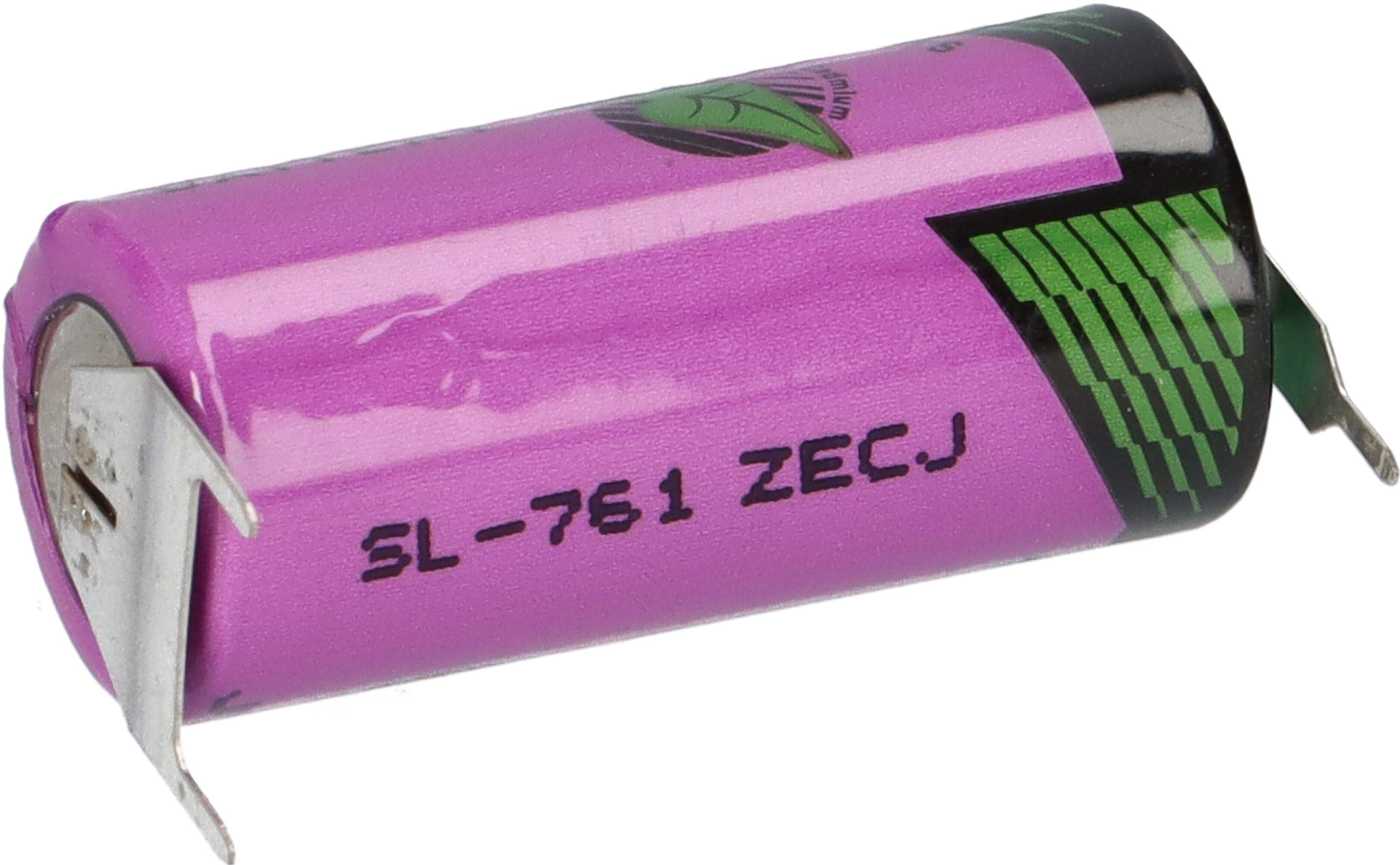 Tadiran Tadiran Lithium 3,6V Batterie SL 761/PT 2/3AA - Zelle 1/2 pin +/-- Batterie