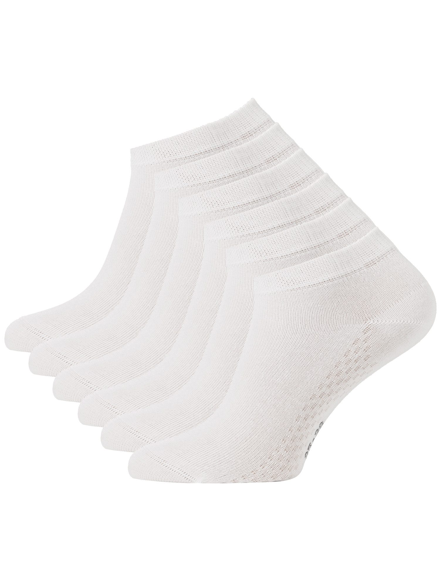 Cotton Prime® Sneakersocken Kurze Socken für Damen & Herren (6-Paar) weich und atmungsaktiv durch Viskose