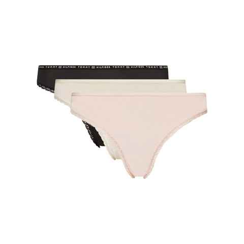 Tommy Hilfiger Underwear Bikinislip 3P BIKINI (Packung, 3er-Pack) mit Spitzenkante 6 Tommy Hilfiger Logo-Elastiktape