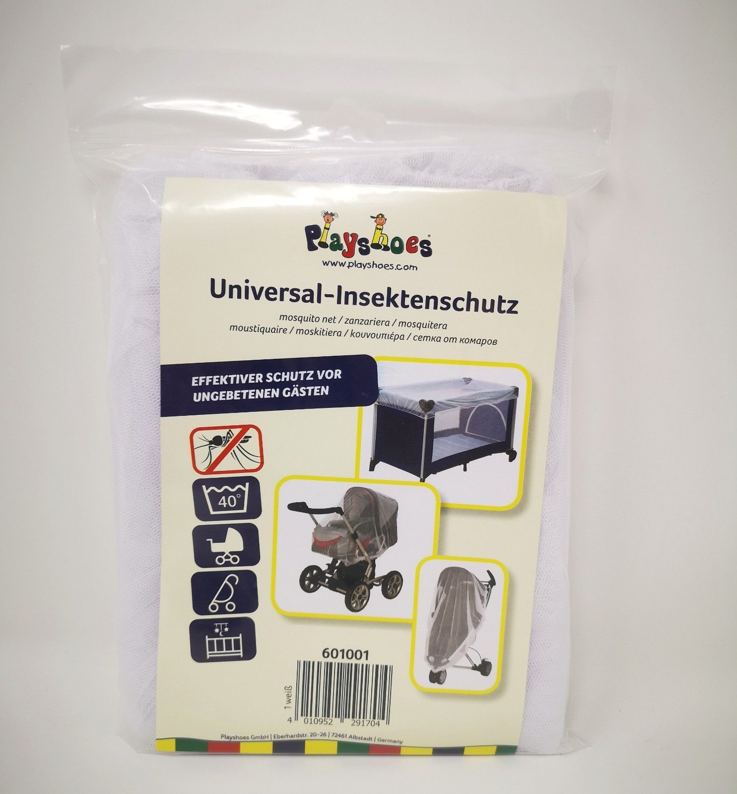 Playshoes Средство от насекомых в коляске Universal Mückennetz für Buggy, Kinderwagen und Babybett