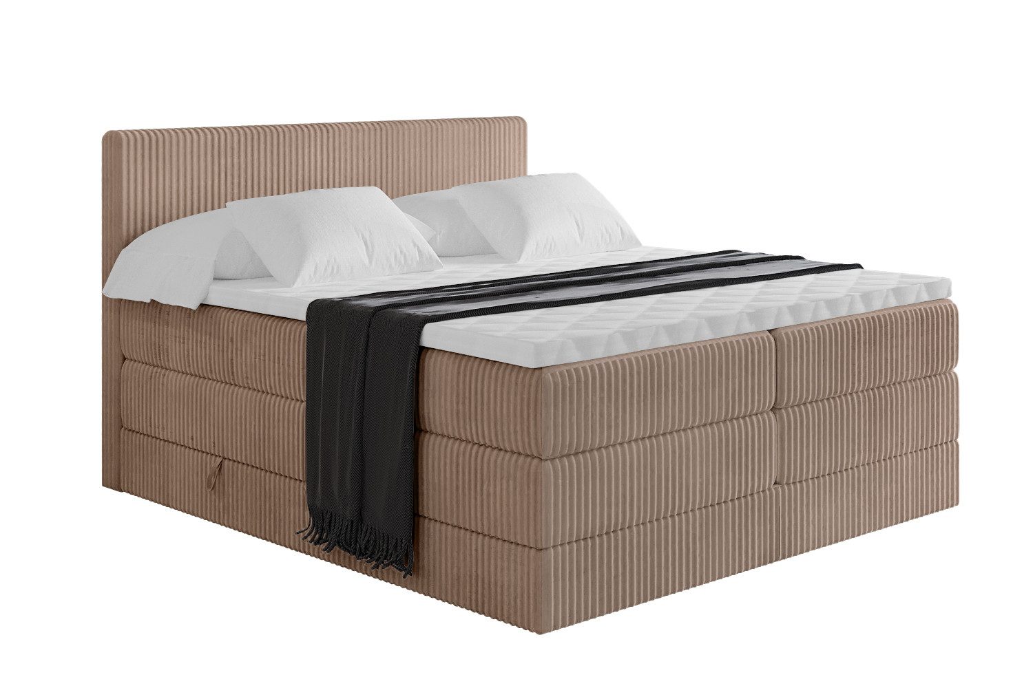 ALTDECOR Boxspringbett TOLO KING (Multipocket-Matratze H4, günstig online kaufen